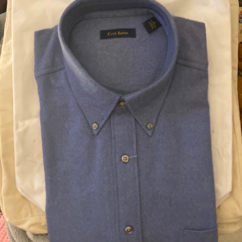 Mens XL cotton button down Oxford shirt